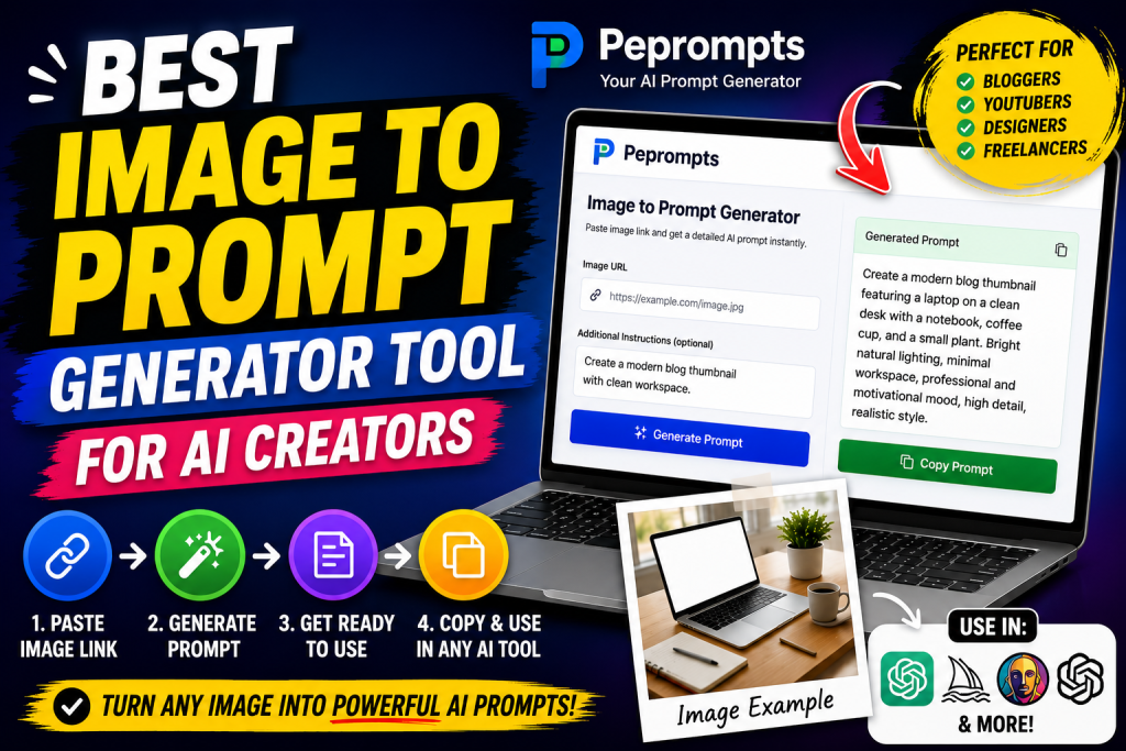Best Image to Prompt Generator Tool for AI Creators