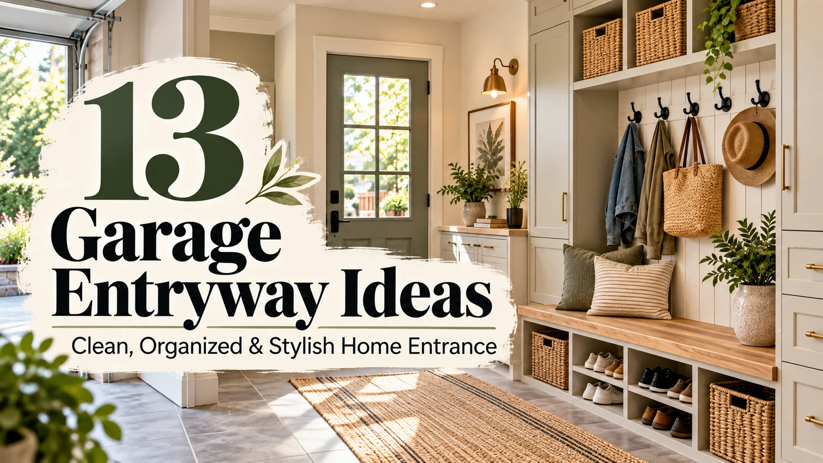 13 Garage Entryway Ideas for a Clean, Organized, and Stylish Home Entrance