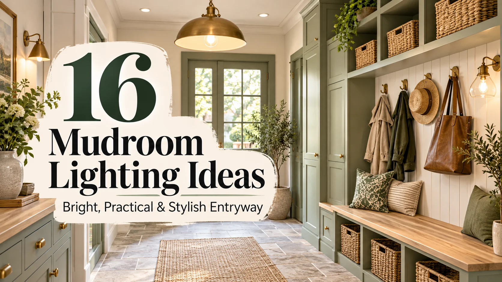 16 Mudroom Lighting Ideas for a Bright, Practical, and Stylish Entryway