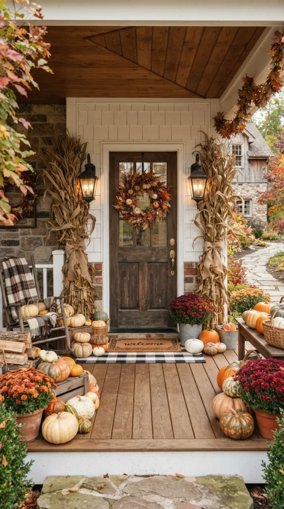 Add Corn Stalks for Height