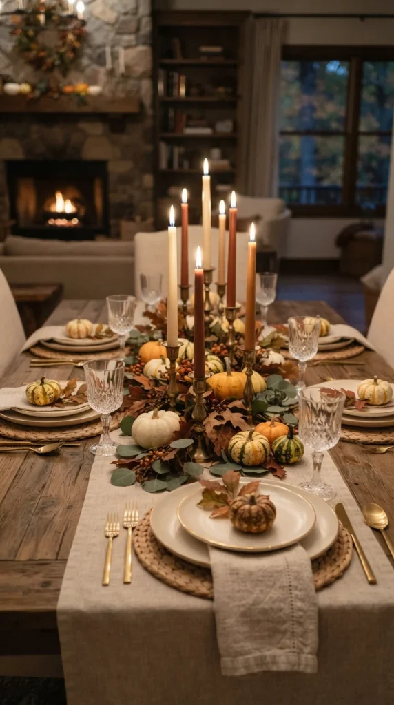 Add Warm Taper Candles