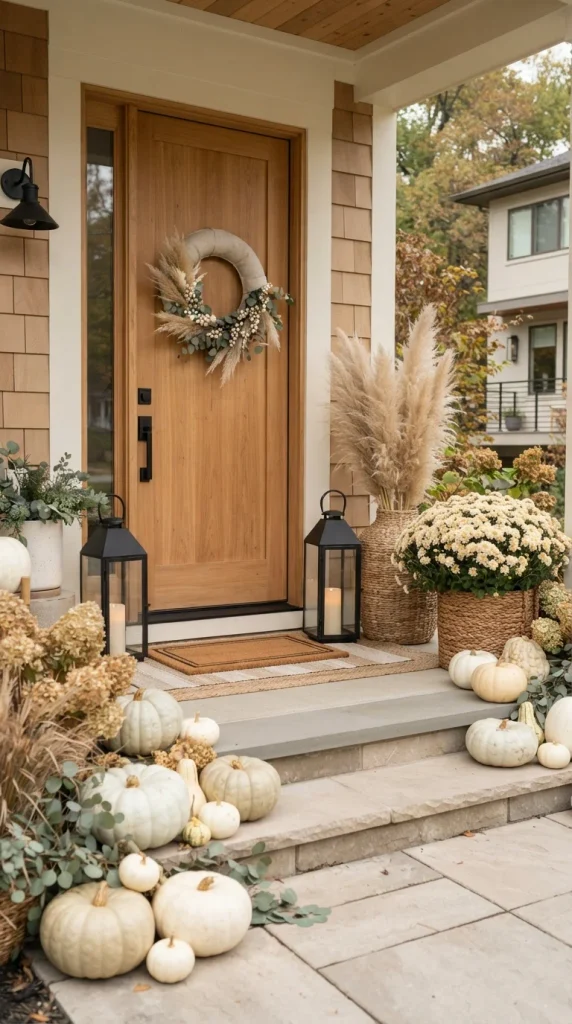 Create a Neutral Fall Porch