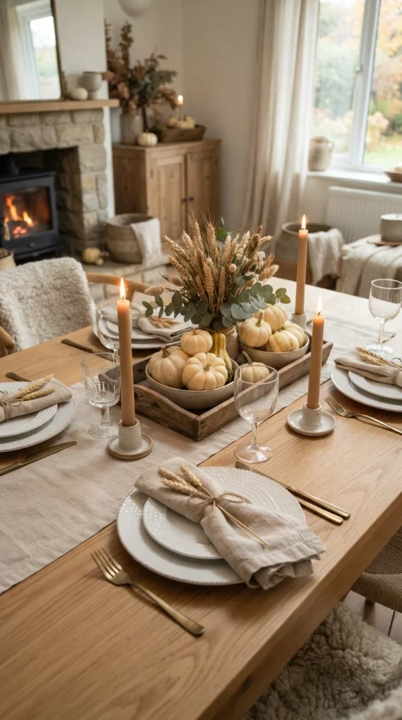 Create a Neutral Fall Table