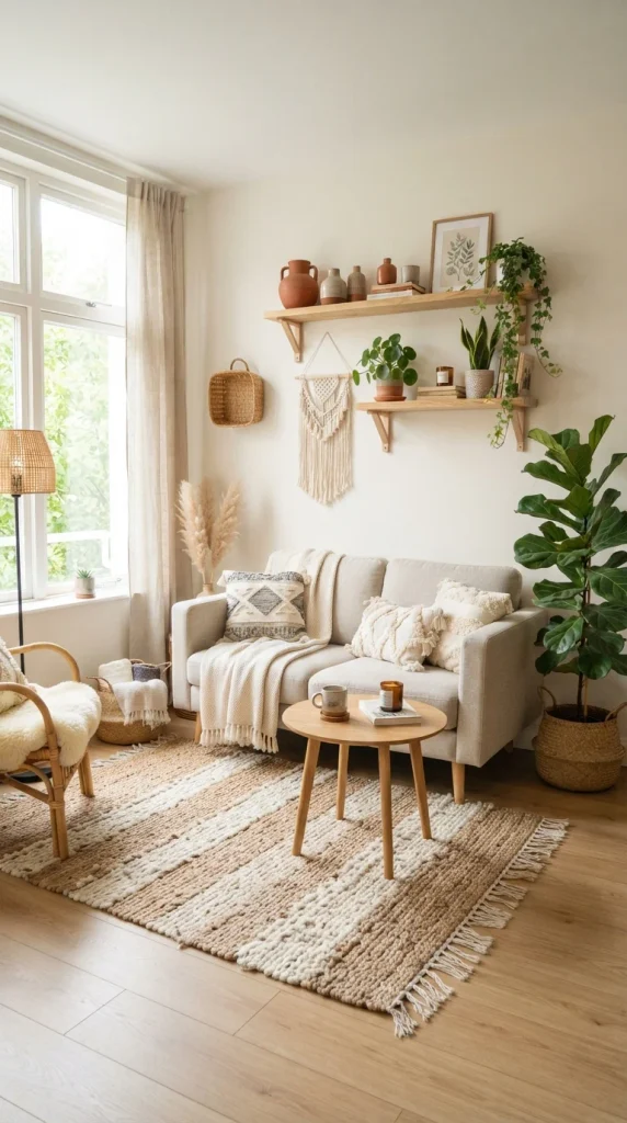 Create a Small Boho Living Room