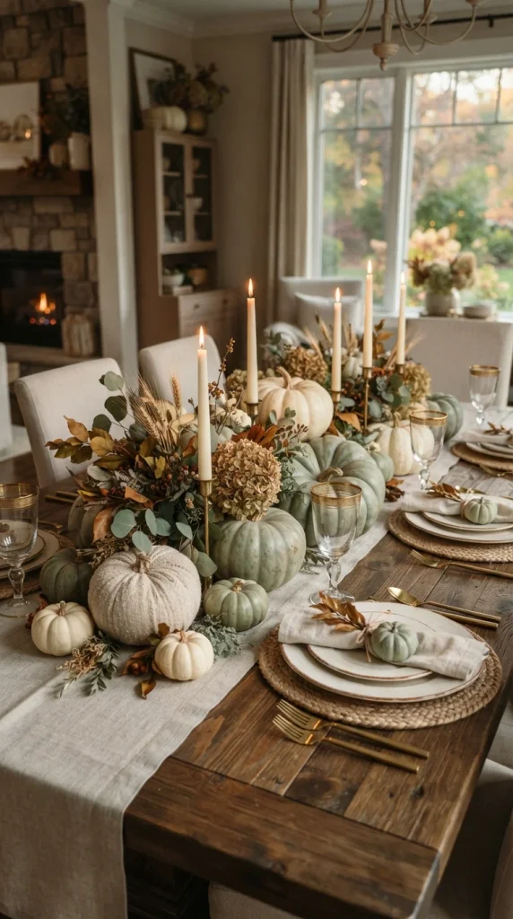 Decorate the Dining Table for Fall