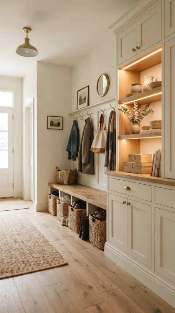 Highlight Open Shelves With Small Lights