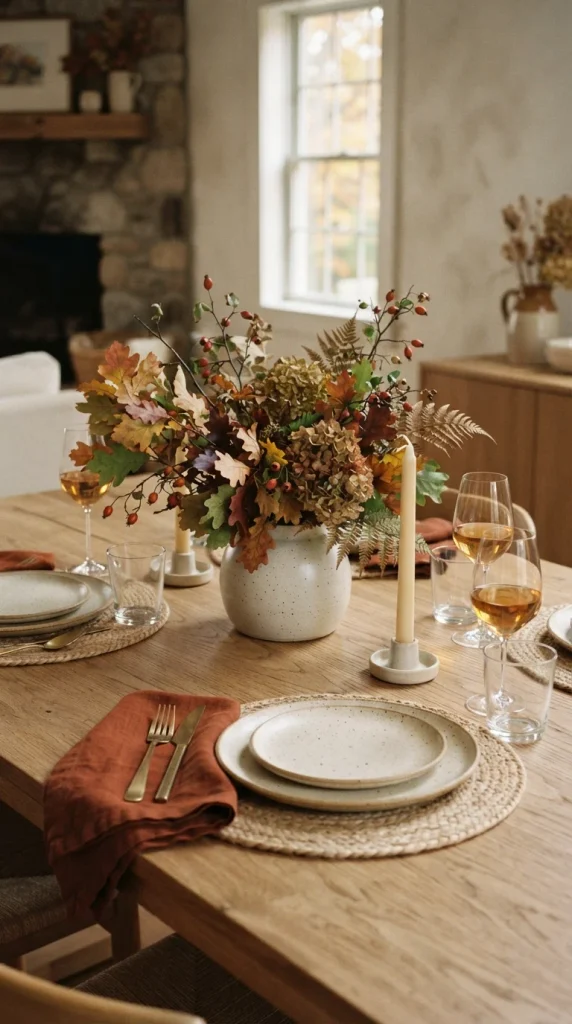 Keep Fall Table Decor Simple