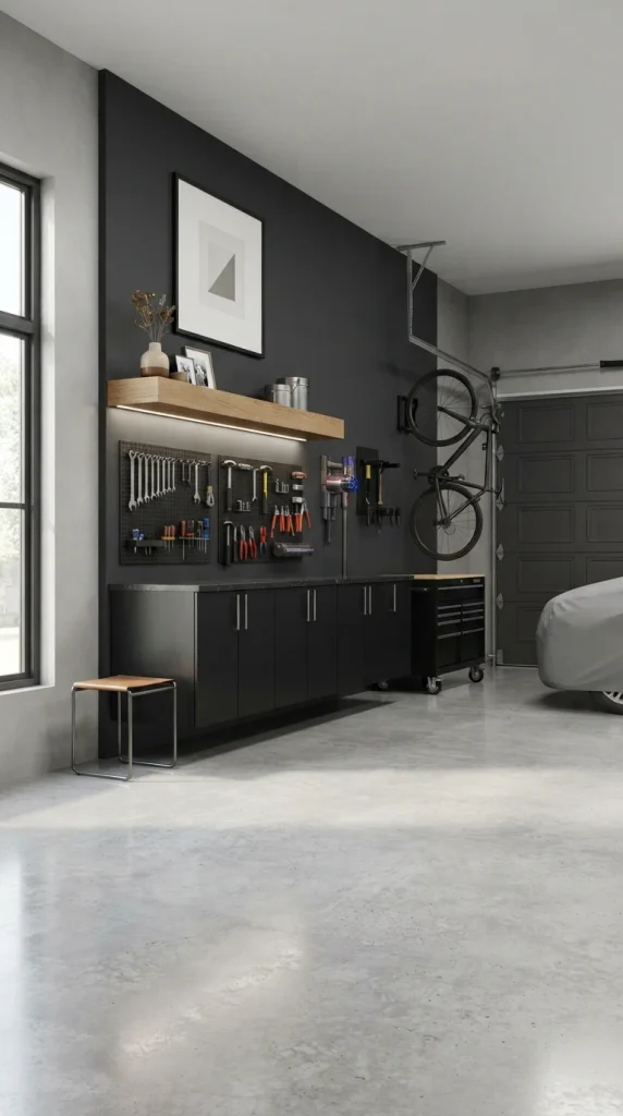 Keep Garage Wall Decor Simple