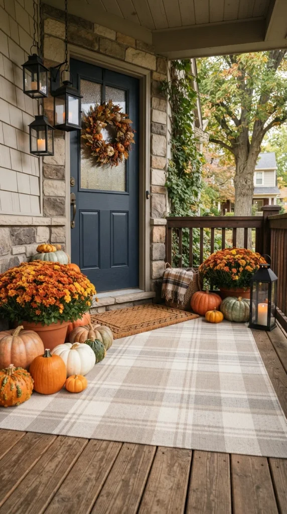Layer a Doormat With an Outdoor Rug