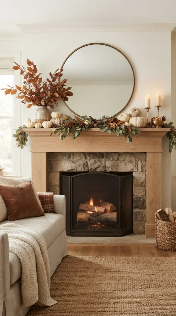 Style the Fireplace Mantel