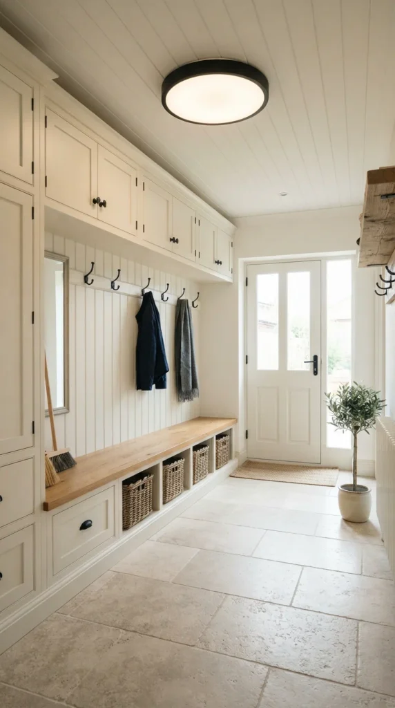 Use a Flush-Mount Ceiling Light