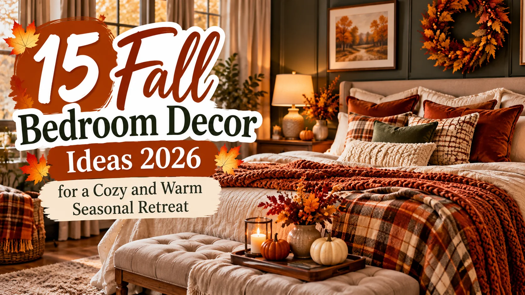 15 Fall Bedroom Decor Ideas 2026 for a Cozy and Warm Seasonal Retreat