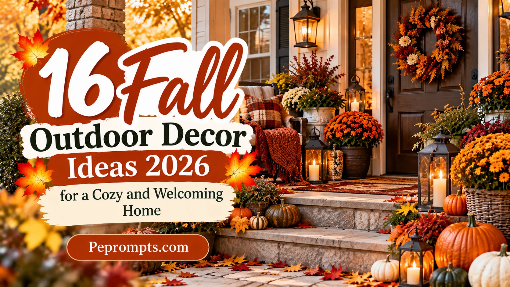 16 Fall Outdoor Decor Ideas 2026 for a Cozy and Welcoming Home