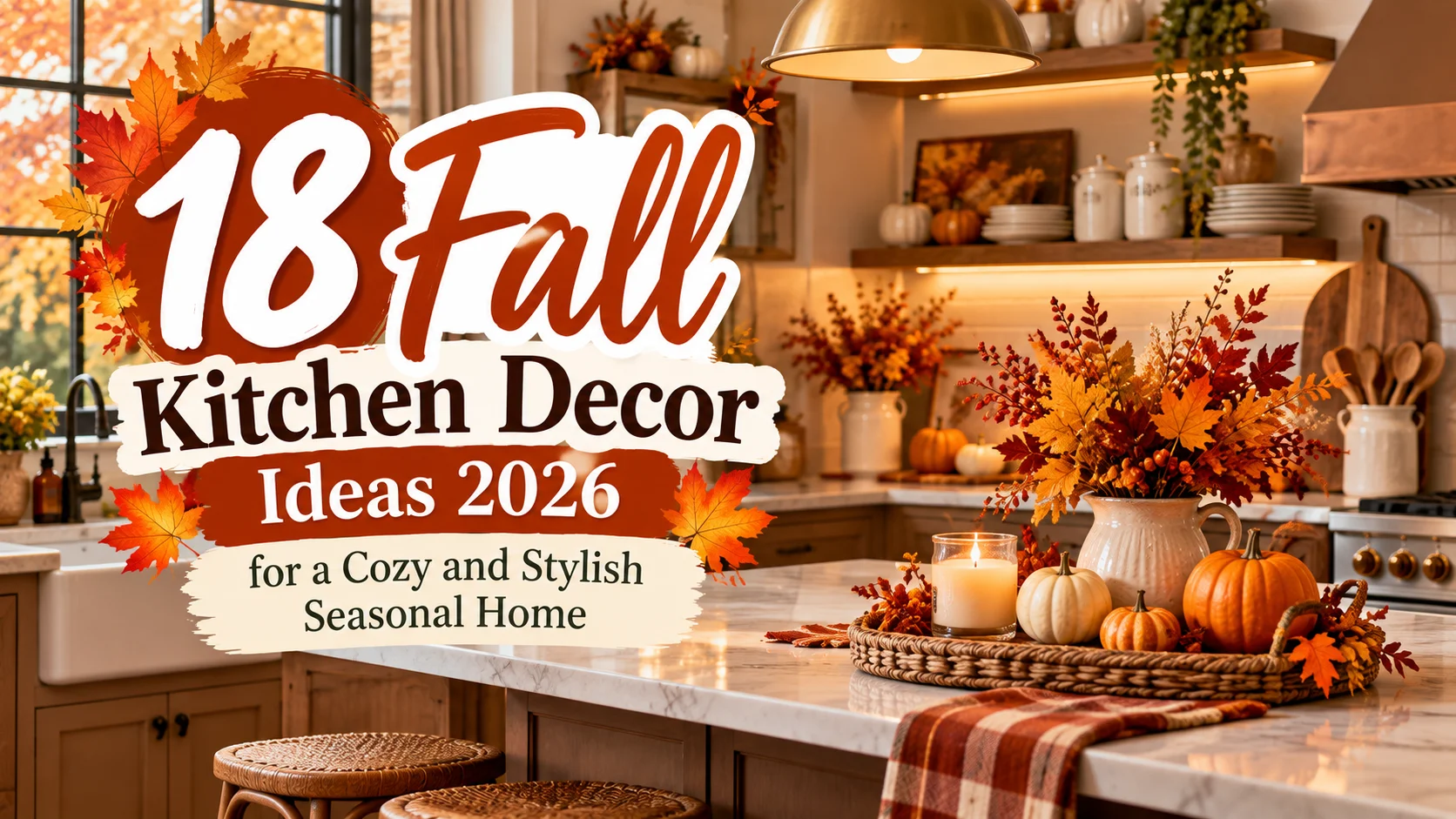 18 Fall Kitchen Decor Ideas 2026 for a Cozy and Stylish Seasonal Home