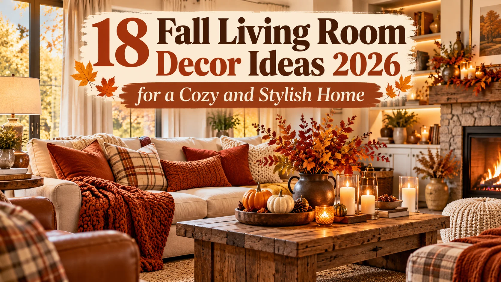18 Fall Living Room Decor Ideas 2026 for a Cozy and Stylish Home