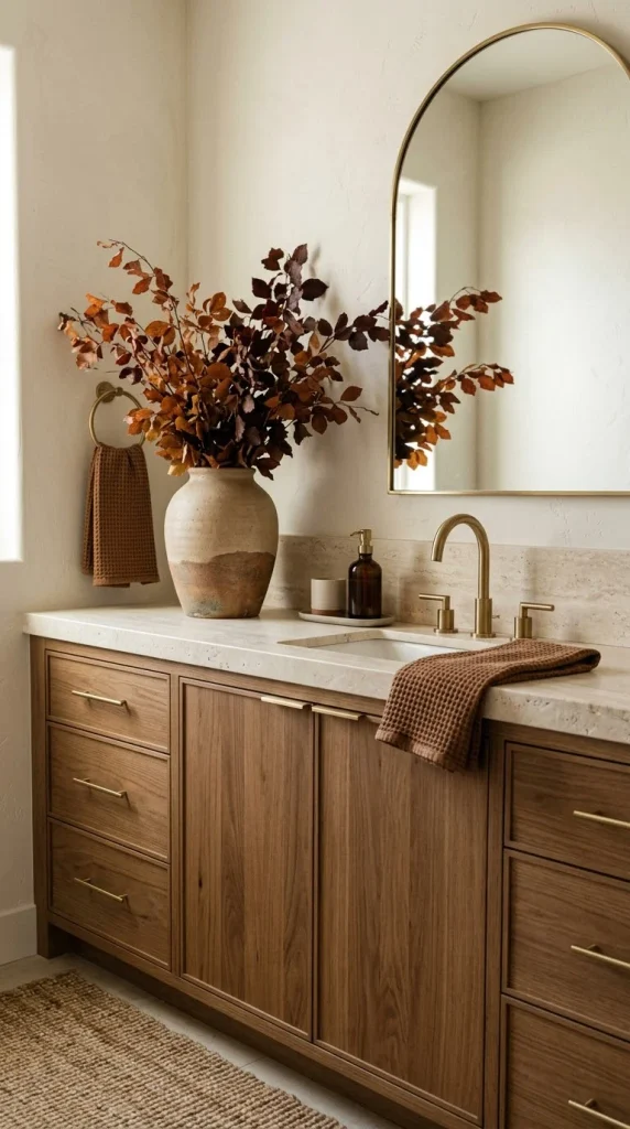 Add Autumn Branches to the Vanity