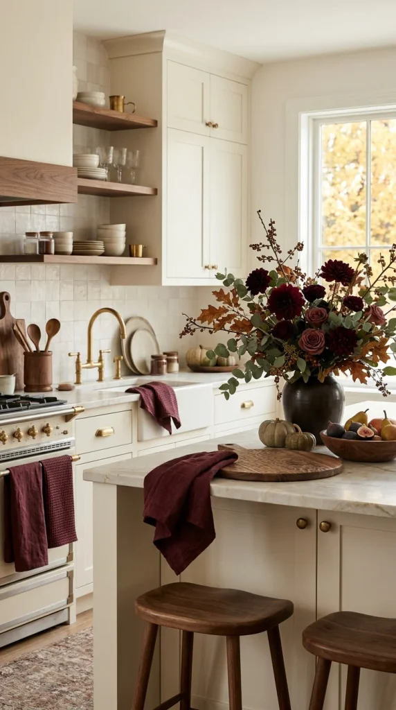 Add Burgundy for a Richer Fall Palette