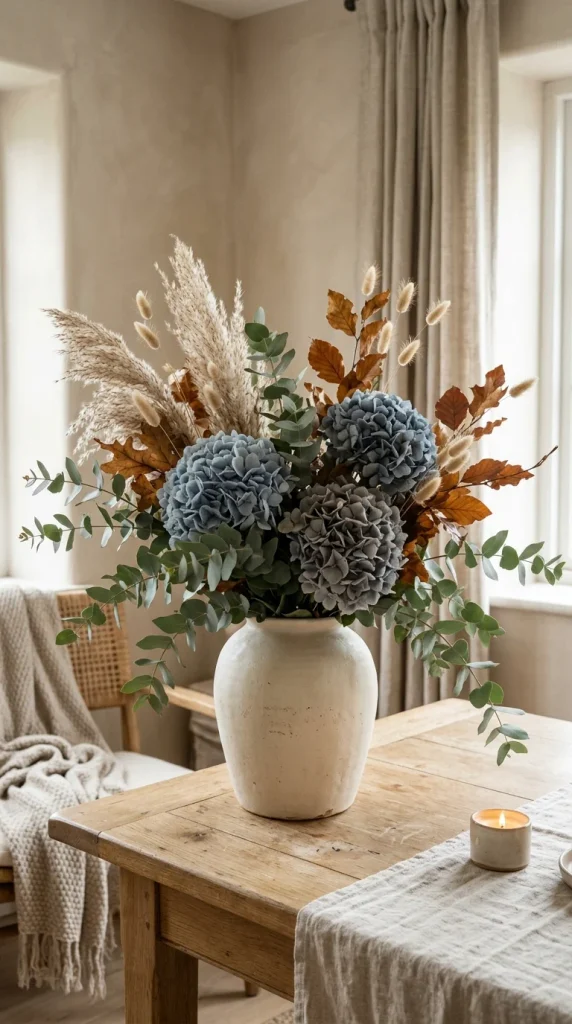 Add Dusty Blue Fall Florals