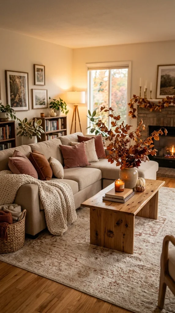 Add Dusty Rose Throw Pillows