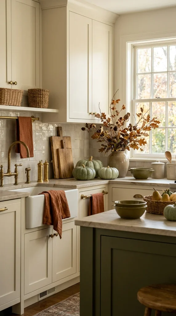 Add Olive Green Accents