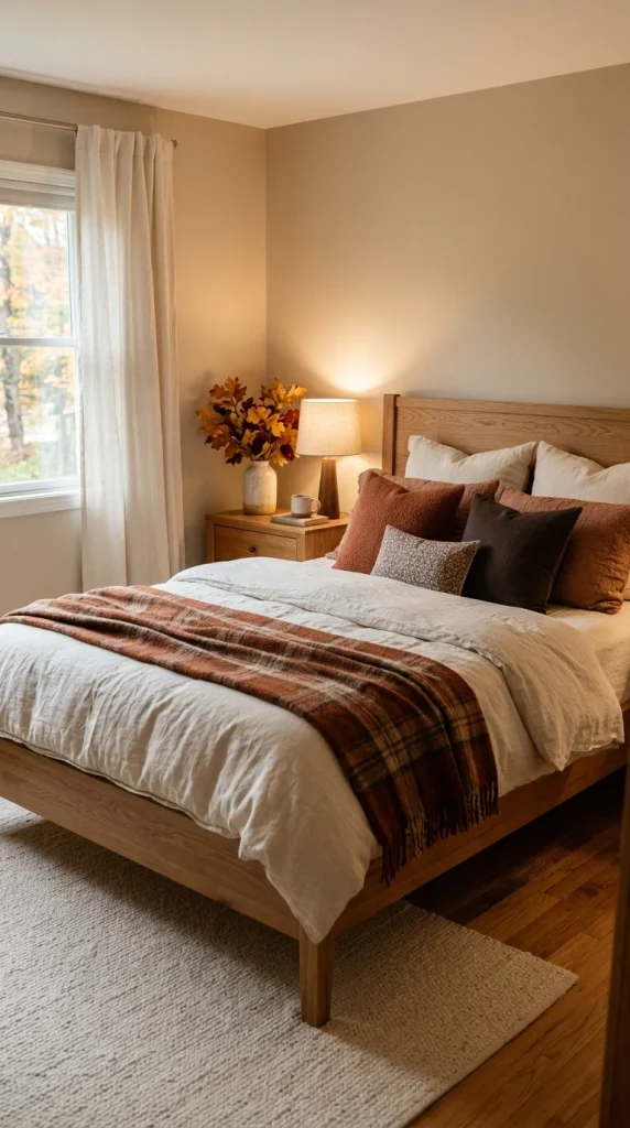 Add Plaid Bedding Accents