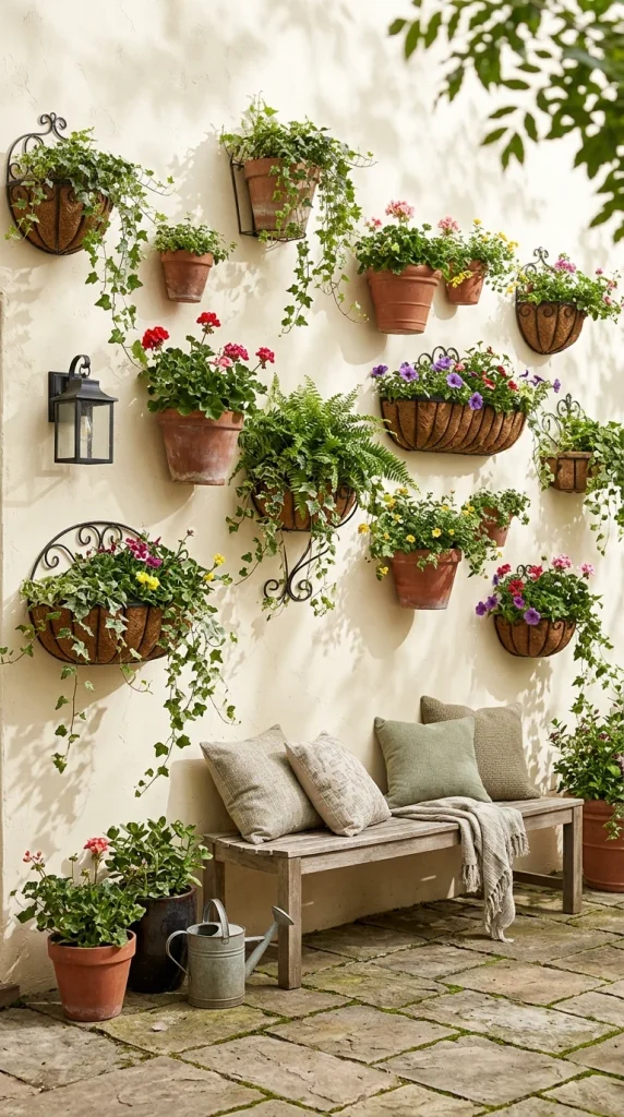 Add Wall-Mounted Planters