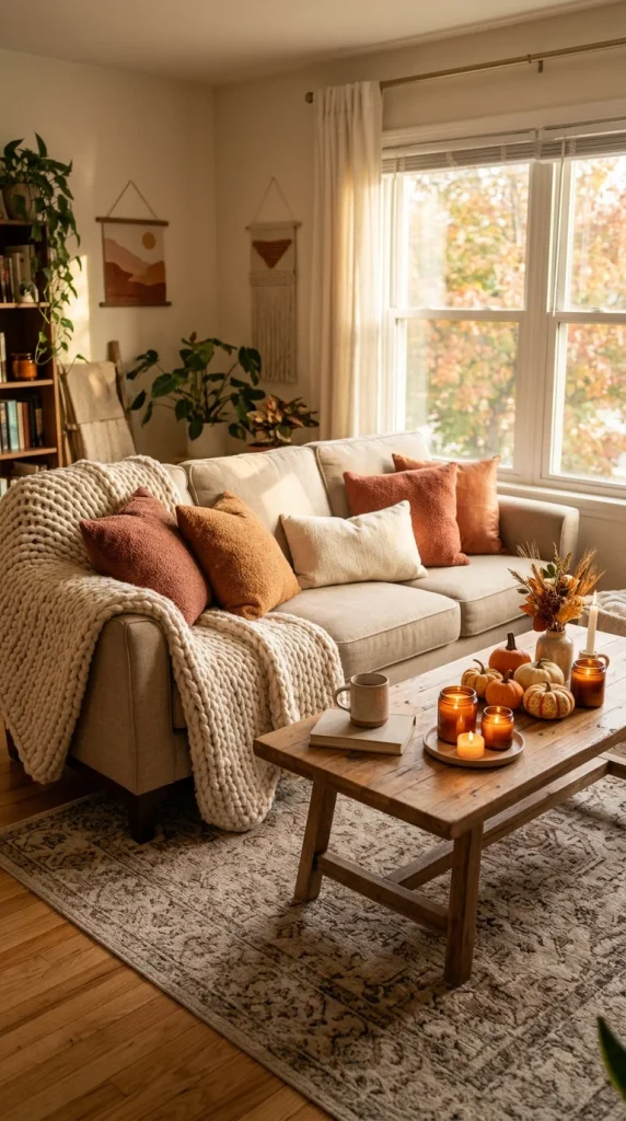 Add a Chunky Knit Throw