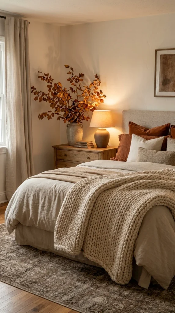 Add a Chunky Knit Throw