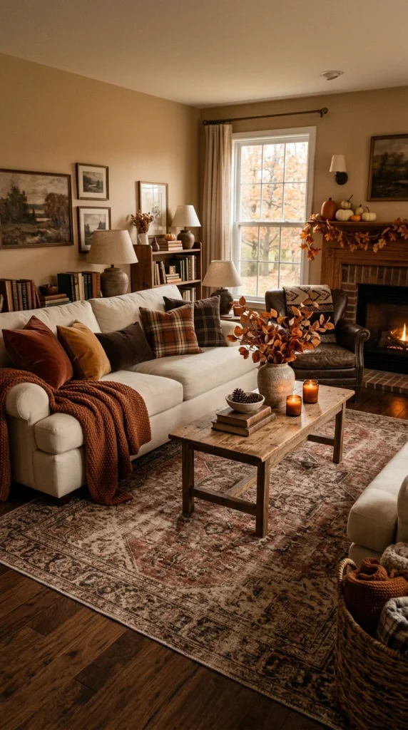 Add a Fall-Inspired Area Rug