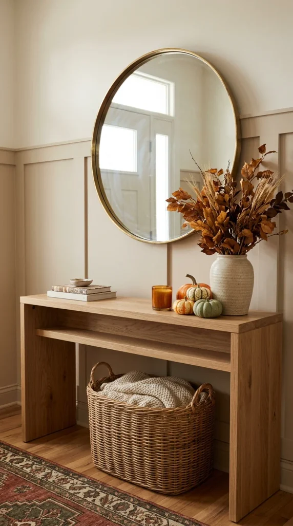 Add a Large Round Mirror