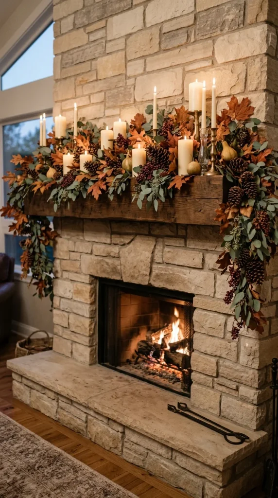 Add a Lush Autumn Garland