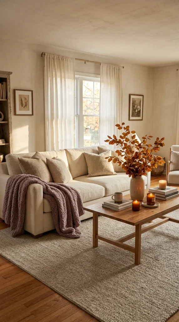 Add a Mauve Throw Blanket