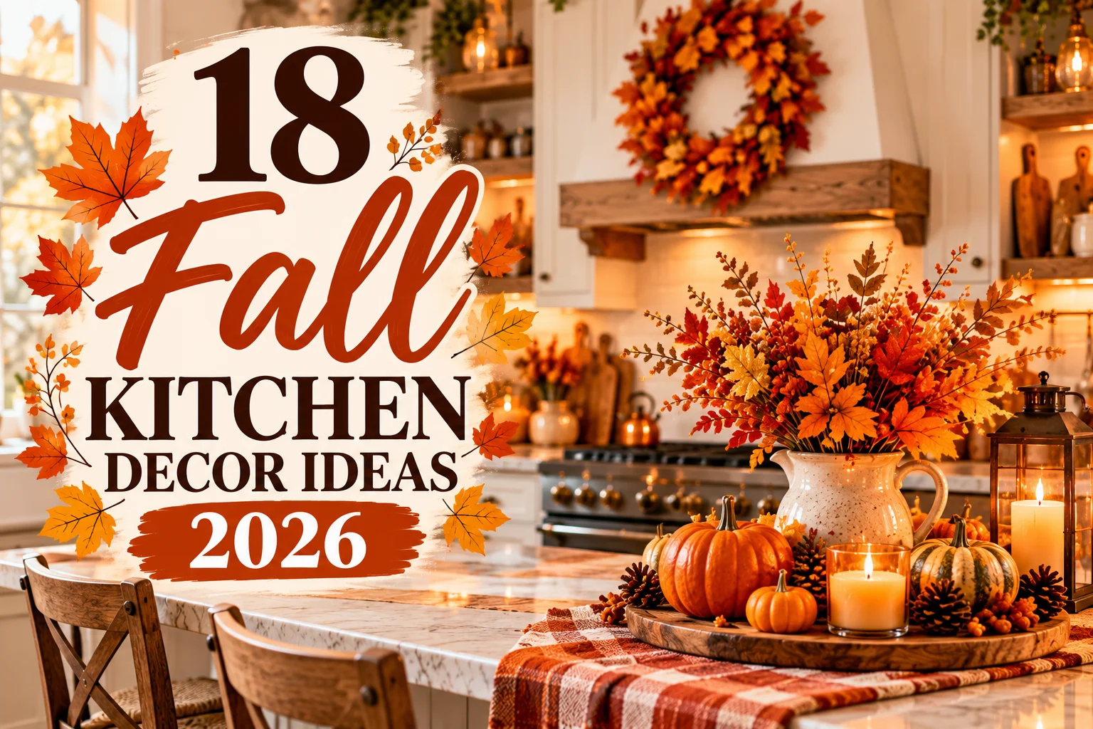18 Fall Kitchen Decor Ideas 2026 for a Cozy and Stylish Seasonal Home