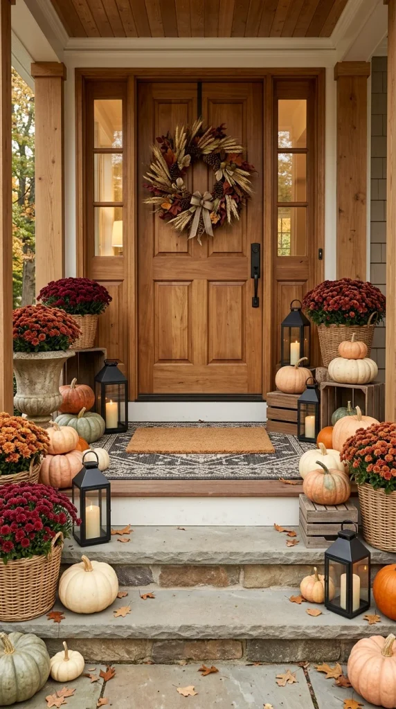 Create a Complete Layered Fall Entrance
