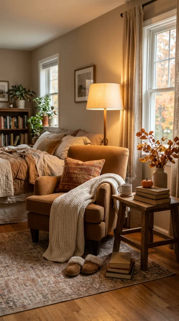 Create a Cozy Fall Reading Corner