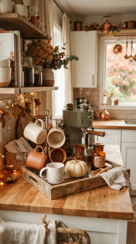 Create a Cozy Kitchen Coffee Station