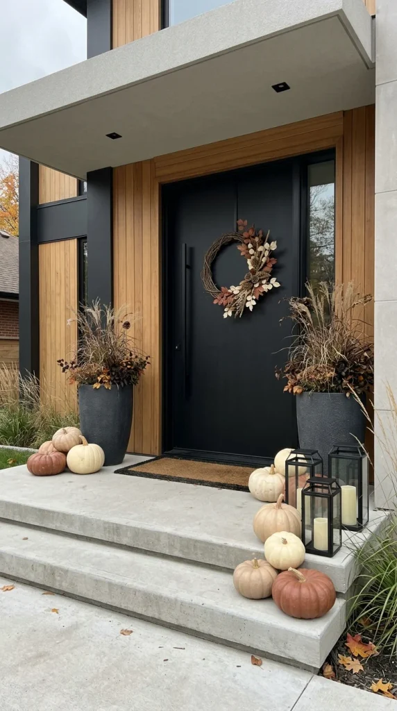 Create a Modern Minimal Fall Porch