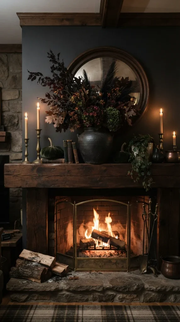 Create a Moody Fall Fireplace