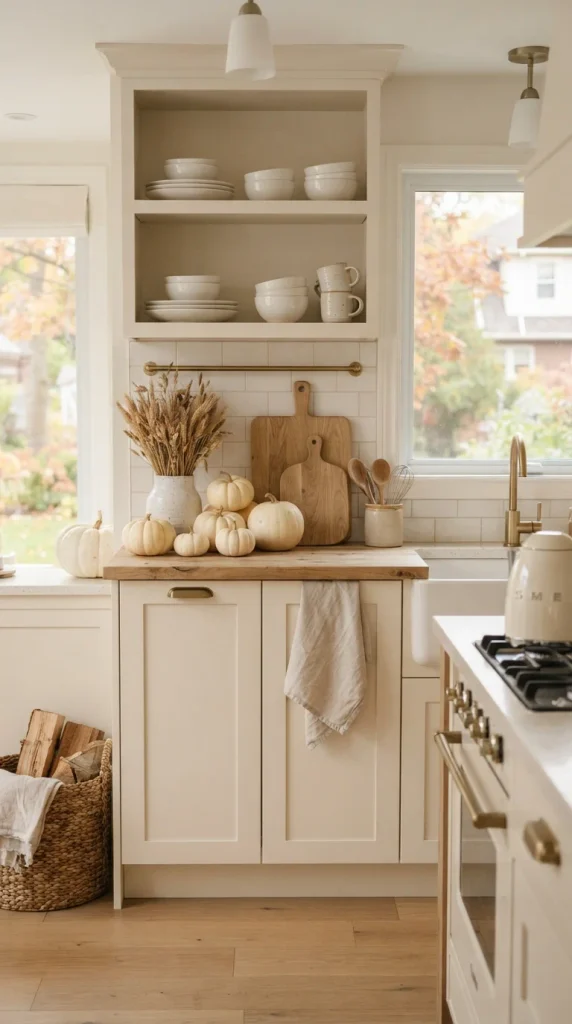 Create a Neutral Fall Kitchen
