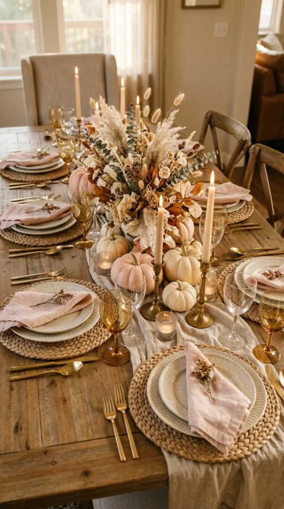 Create a Pink Fall Tablescape