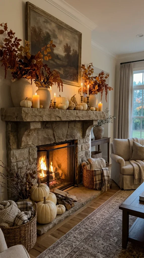 Create a Rust and Cream Mantle