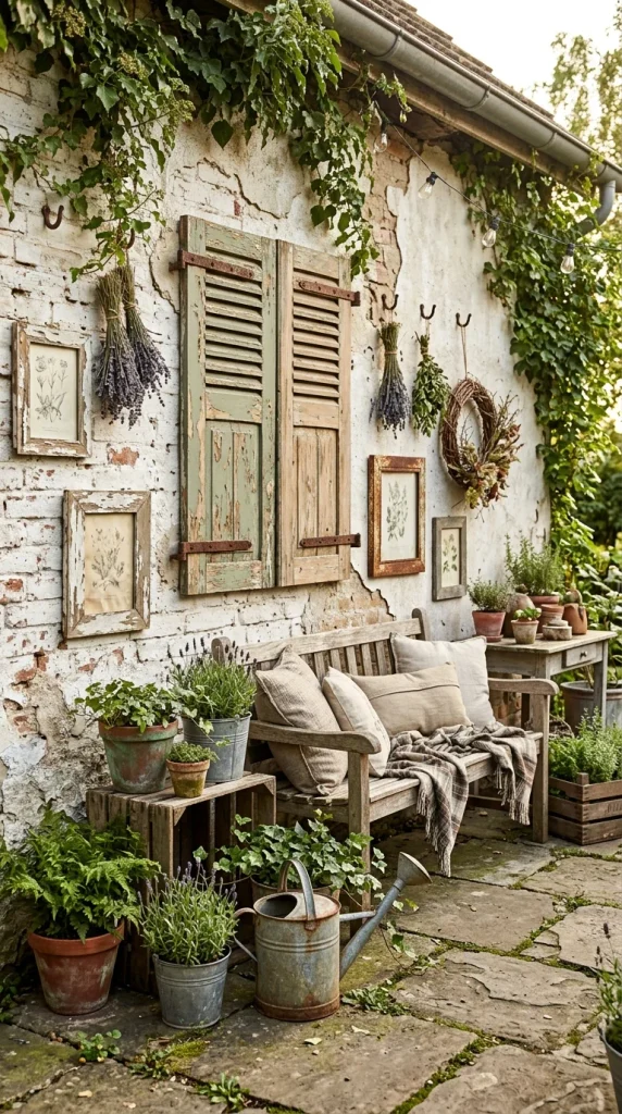 Create a Rustic Wall With Vintage Finds