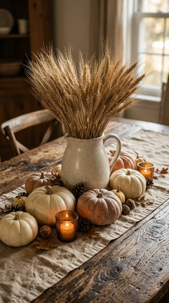 Create a Rustic Wheat Centerpiece