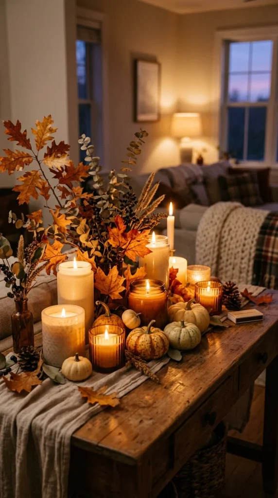 Create a Warm Candle Display