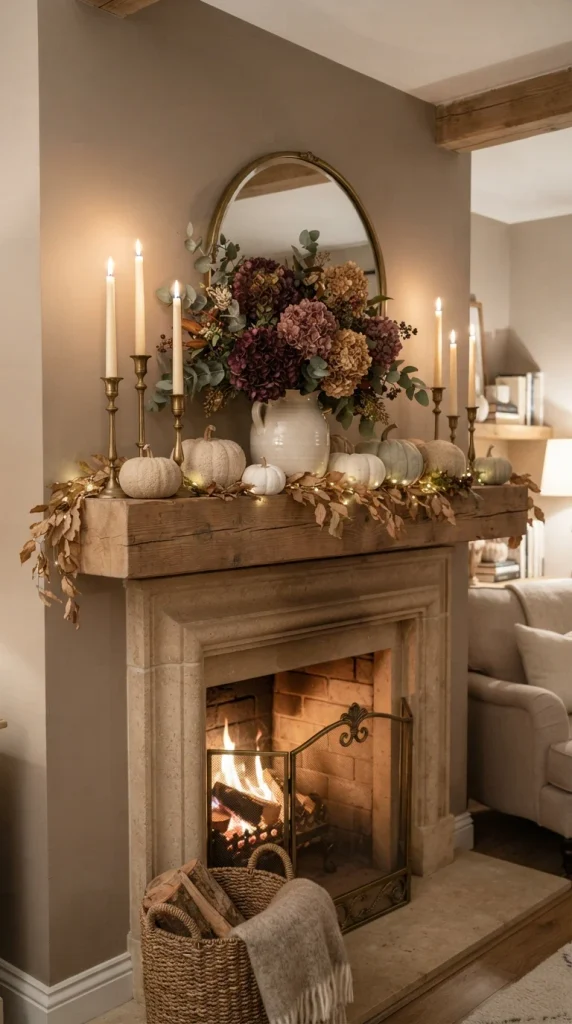 Decorate With Dried Hydrangeas
