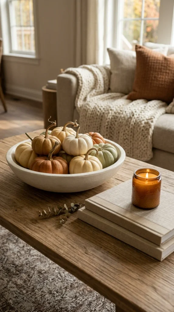 Decorate With Mini Pumpkins