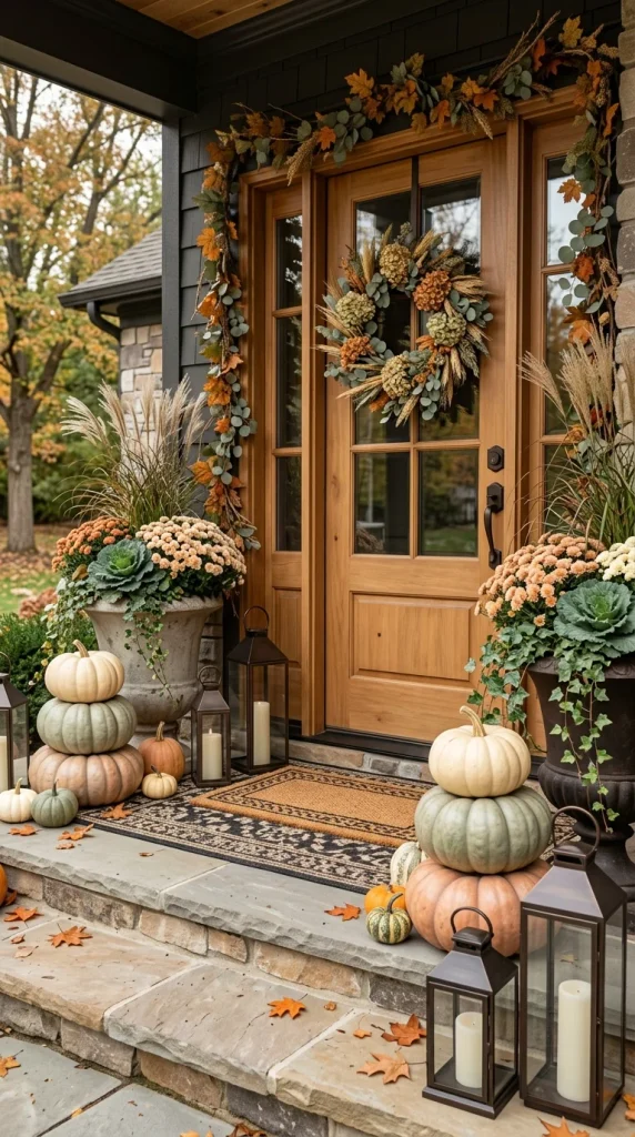 Decorate With Pumpkin Stacks