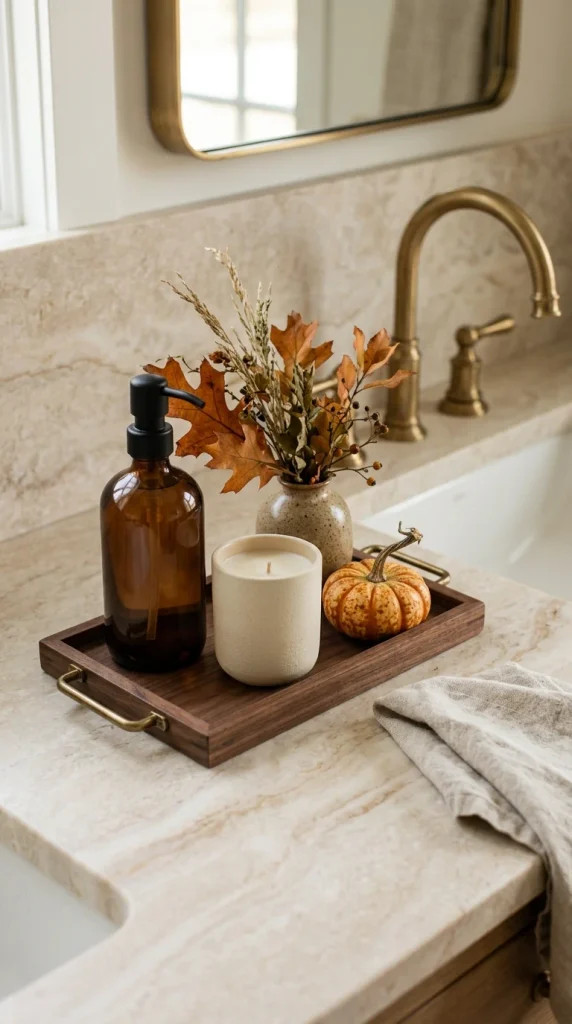Decorate a Bathroom Tray