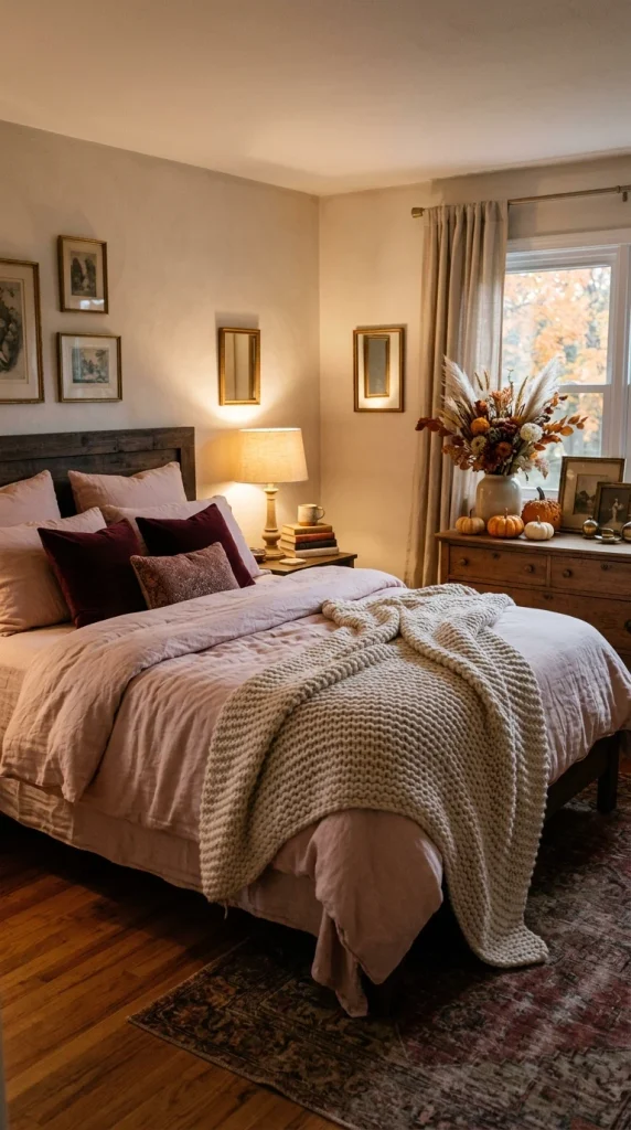Decorate a Pink Fall Bedroom