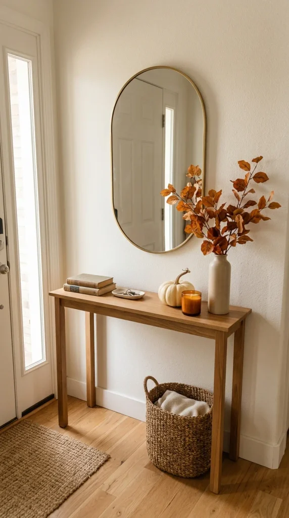 Decorate a Small Entryway Table